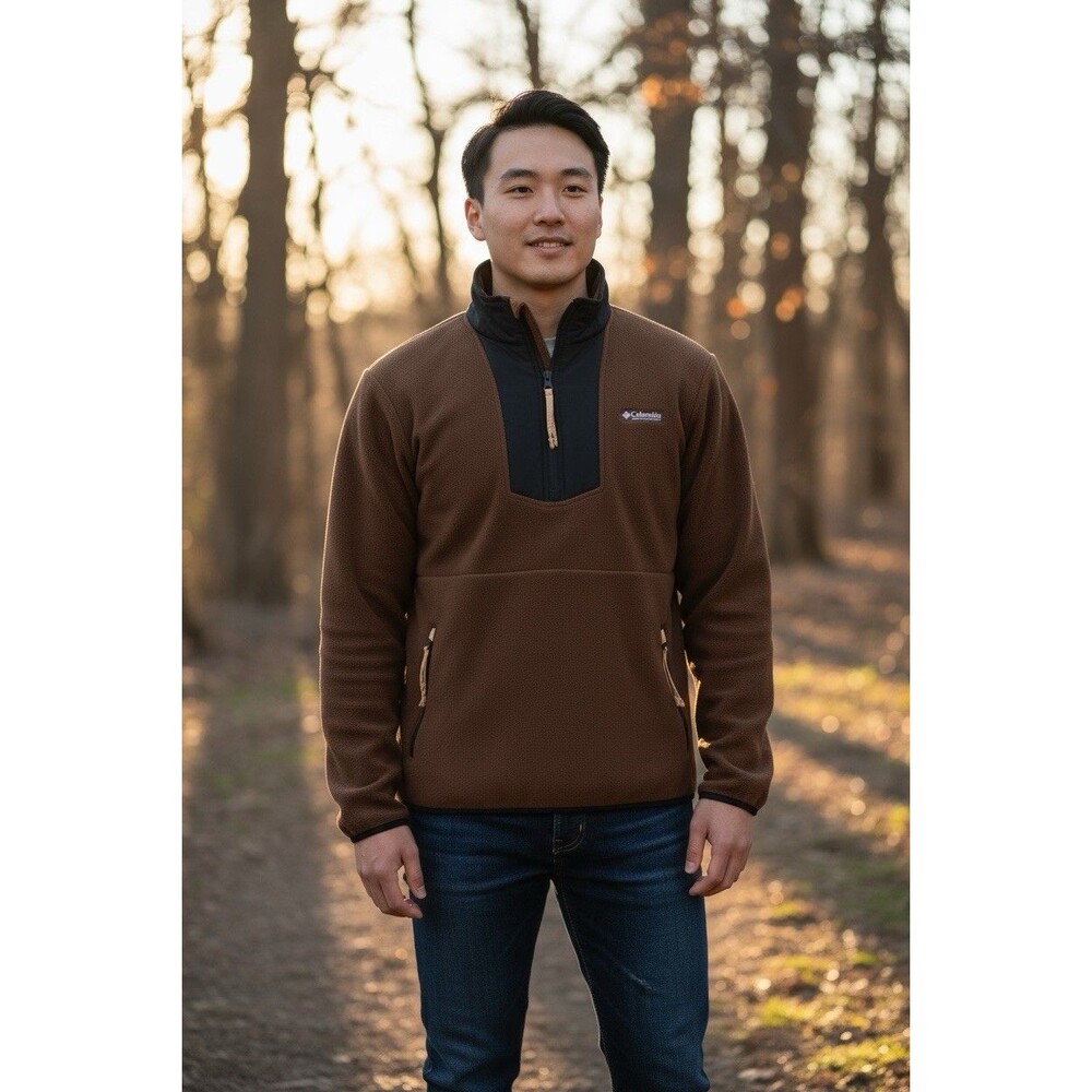 COLUMBIA - MEN'S SEQUOIA GROVE™ 1/2-ZIP FLEECE Size XL NWT